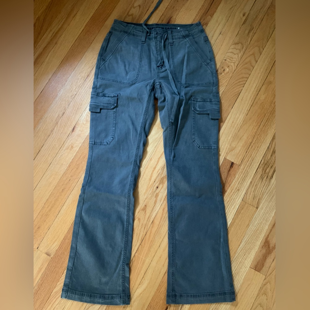 American Eagle Outfitters Dark Gray Cargo Pants